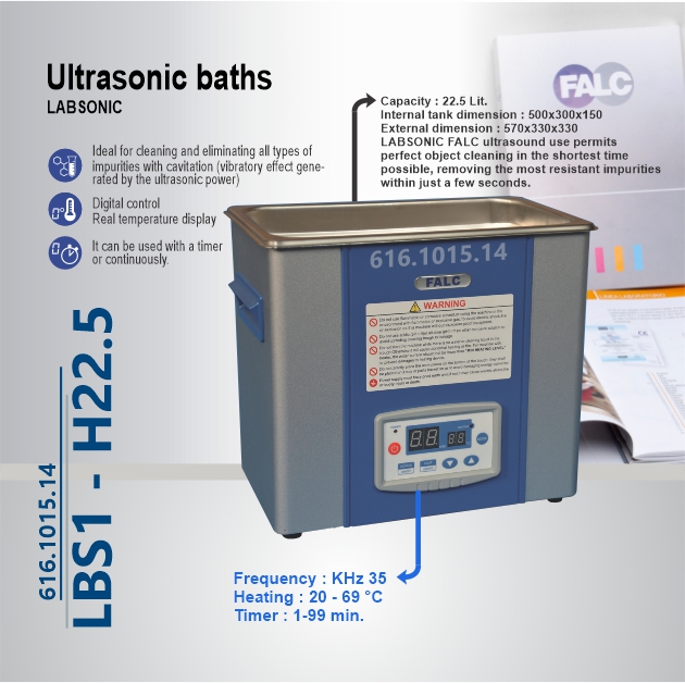 بن ماری التراسونیک - Ultrasonic Bath LABSONIC LBS 1 - H22,5