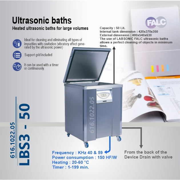 حمام اولتراسونیک - ULTRASONIC BATH LBS3