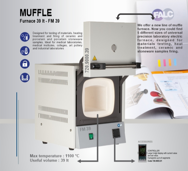 کوره آزمایشگاهی مدل : FM 39