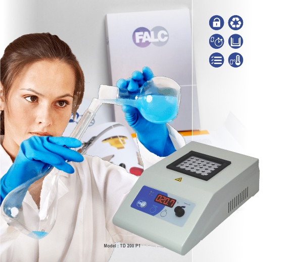 ترموبلاک ( گرمکن لوله های آزمایشگاهی ) سری : TD 200 P2 plus