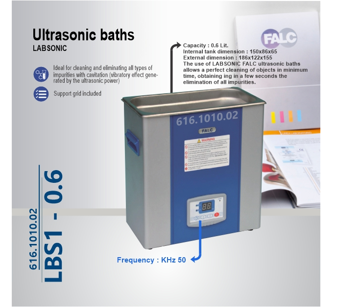 بن ماری التراسونیک - Ultrasonic BathLABSONIC LBS1 -0,6