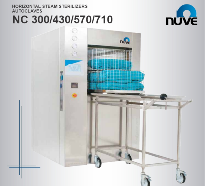 استریل کننده های بخار افقی سری NC 710D