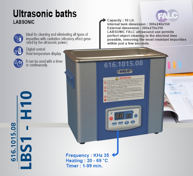 حمام التراسونیک 10 لیتری - LBS1-H10