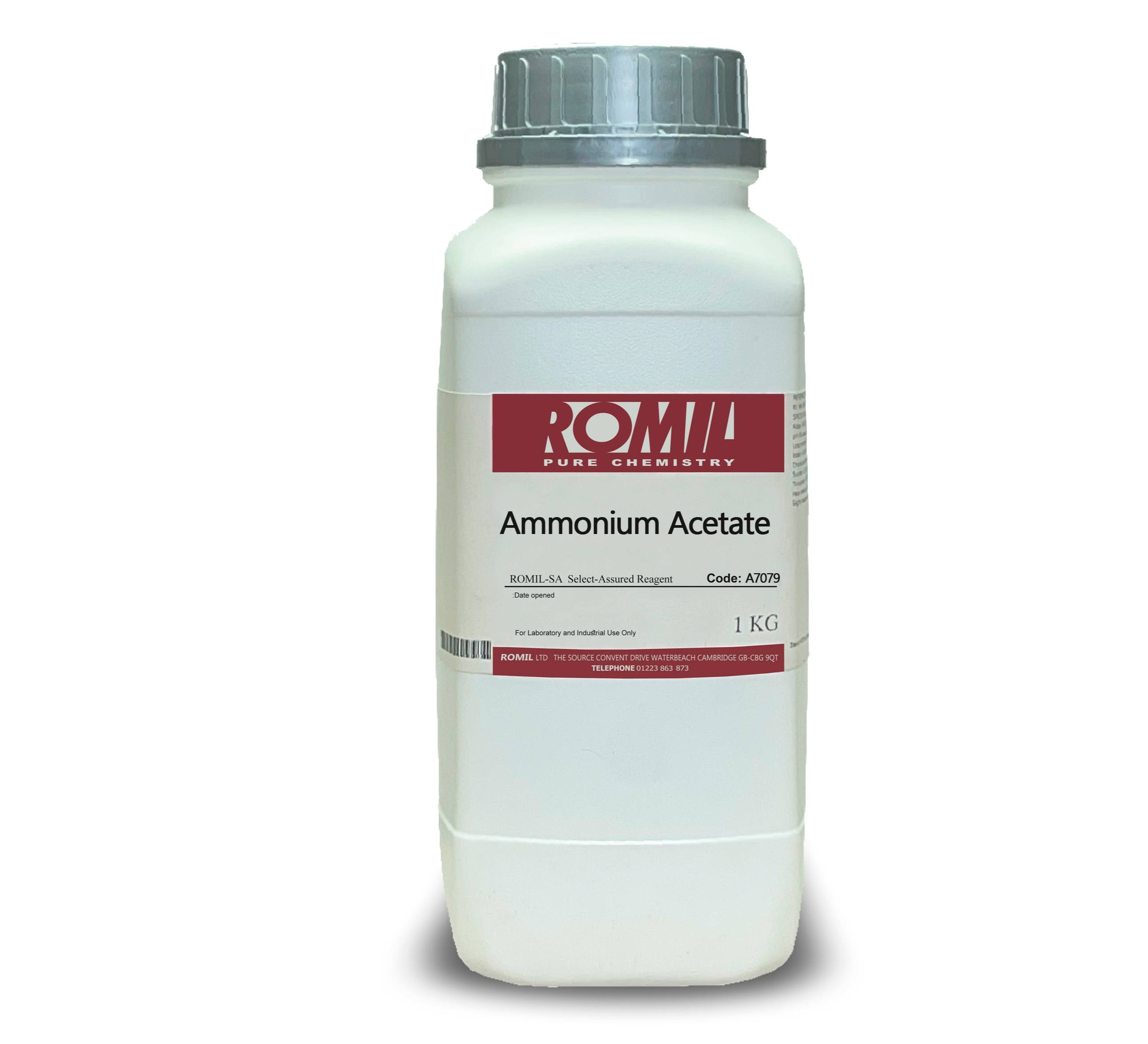 آمونیوم استات کد روميل A7079 - قیمت خرید فروش مواد شیمیایی