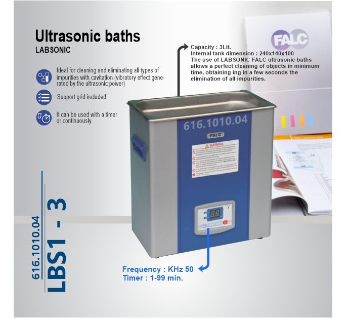 بن ماری التراسونیک - Ultrasonic BathLABSONIC LBS1 -3