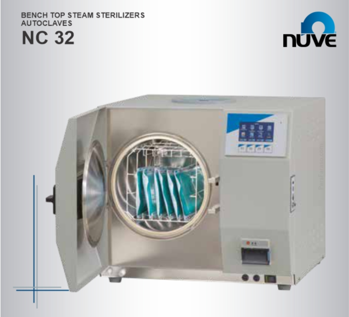 اتوکلاو رومیزی آزمایشگاهی سری NC 32S